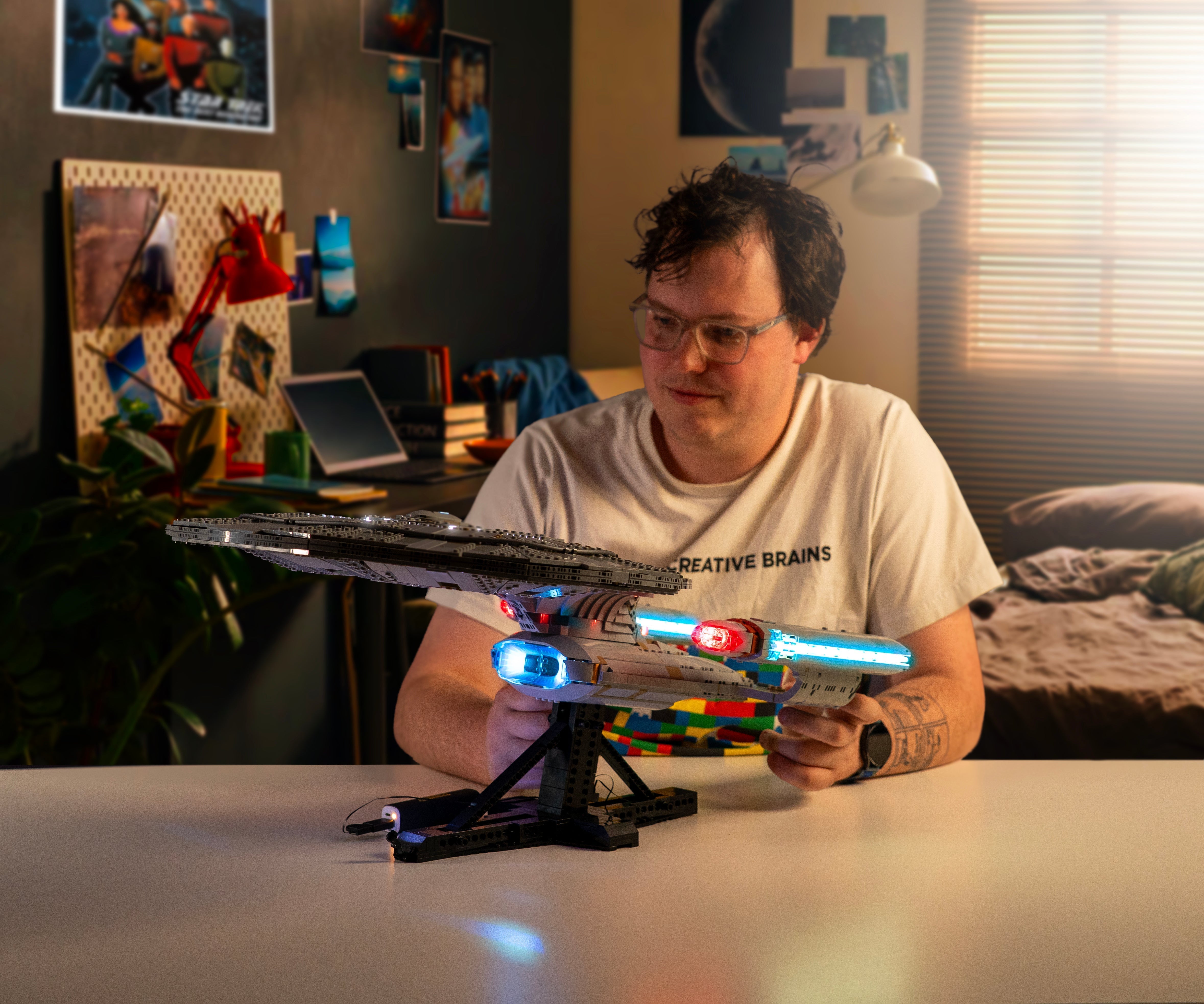 Behind the Design: Lighting the U.S.S. Enterprise NCC-1701-D