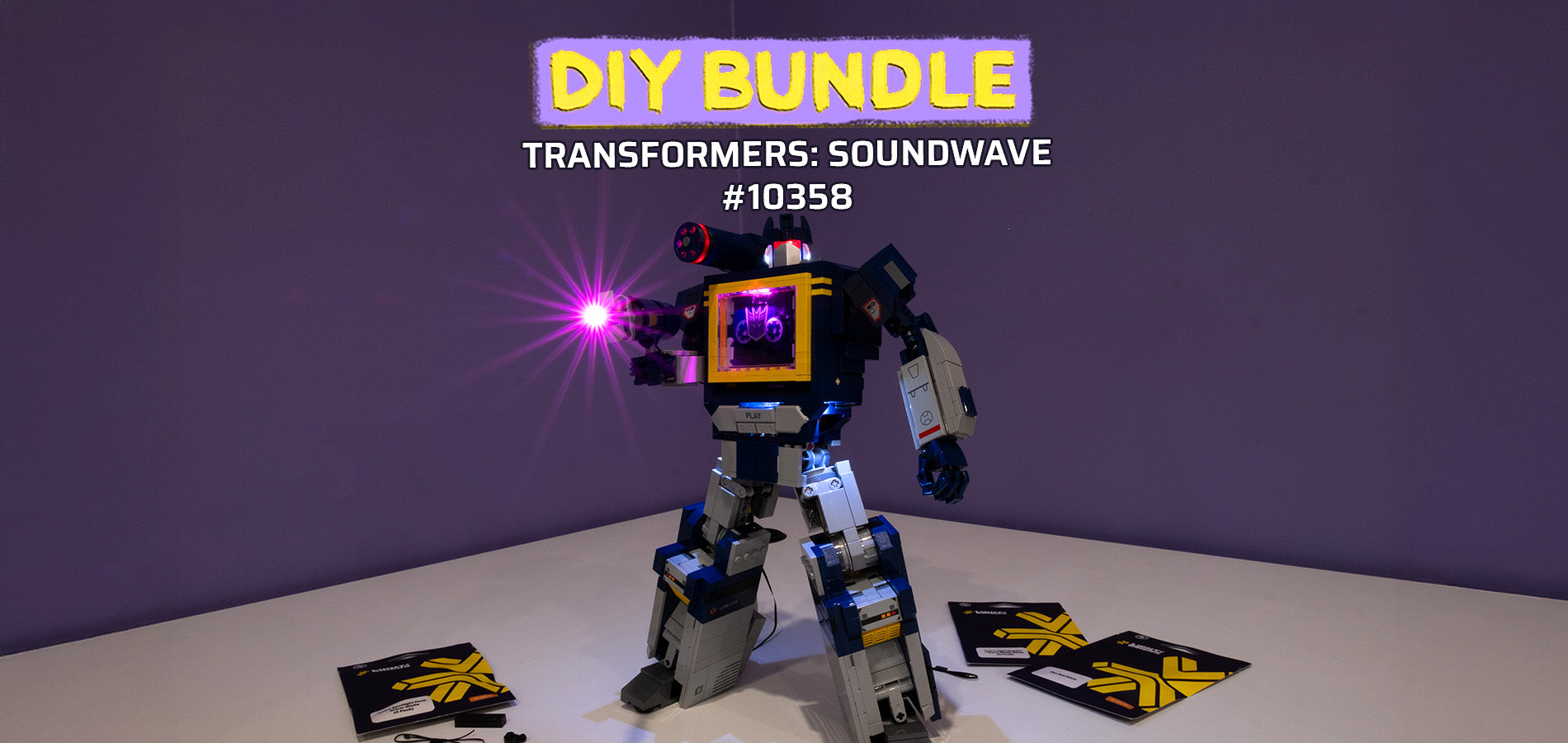 DIY Light Bundle for LEGO® Transformers: Soundwave #10358