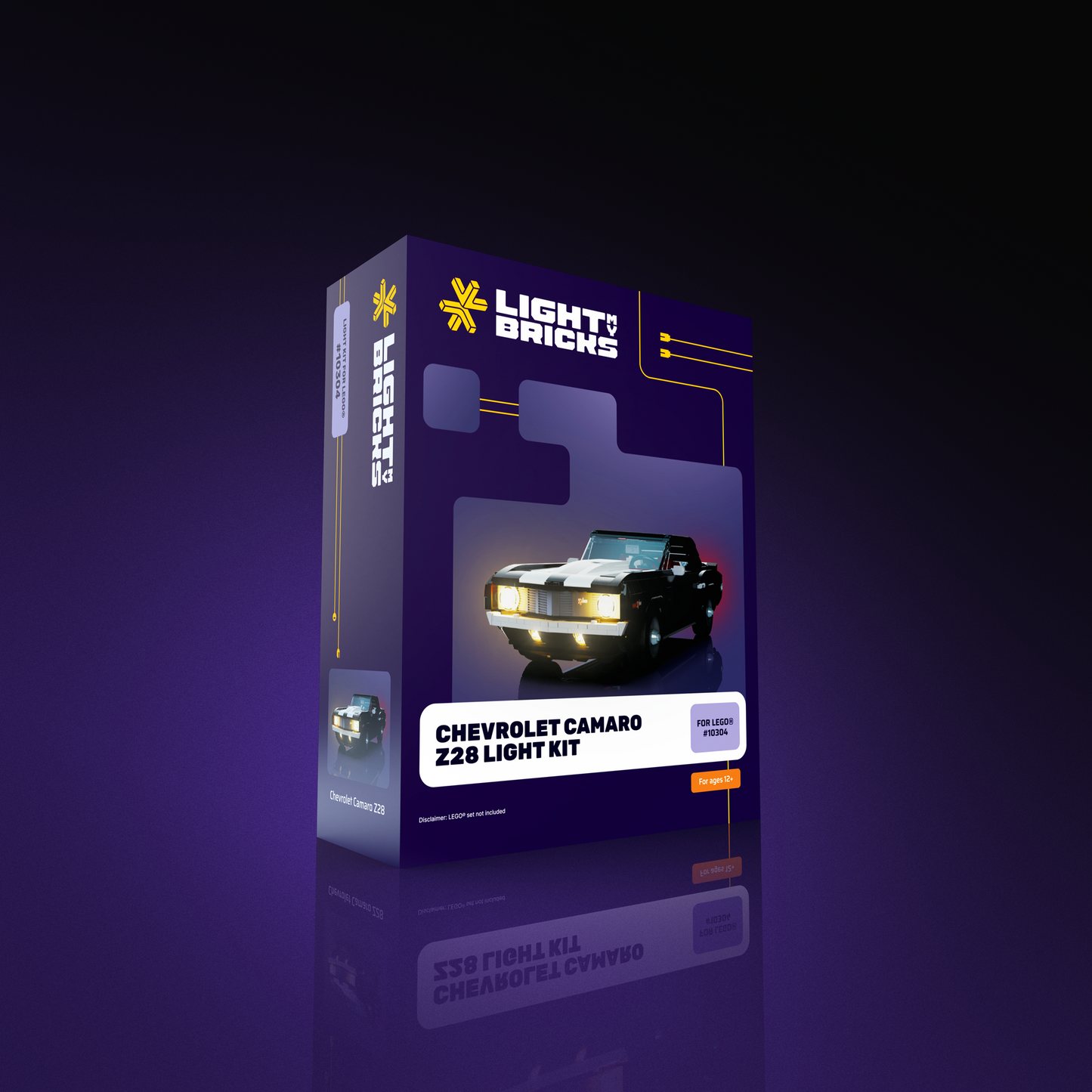 Light Kit for LEGO® Chevrolet Camaro Z28 #10304