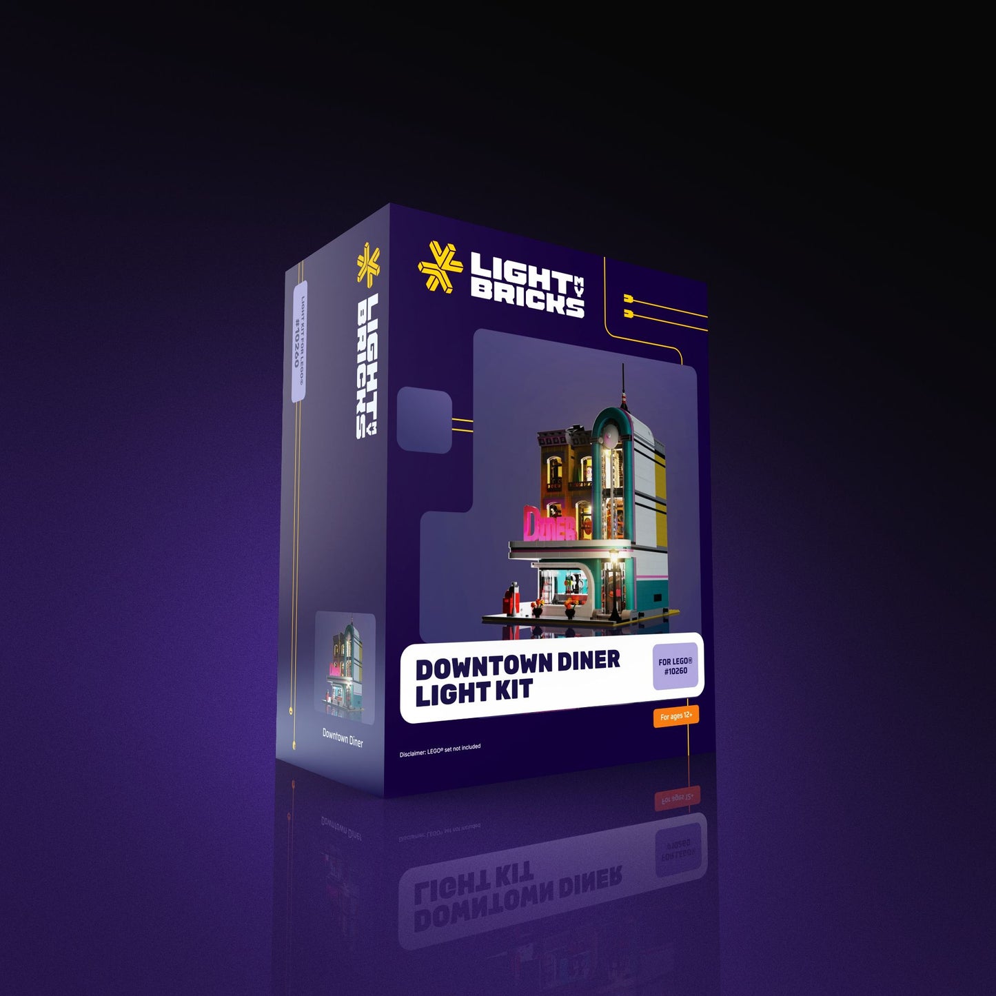 Light Kit for LEGO® Downtown Diner #10260