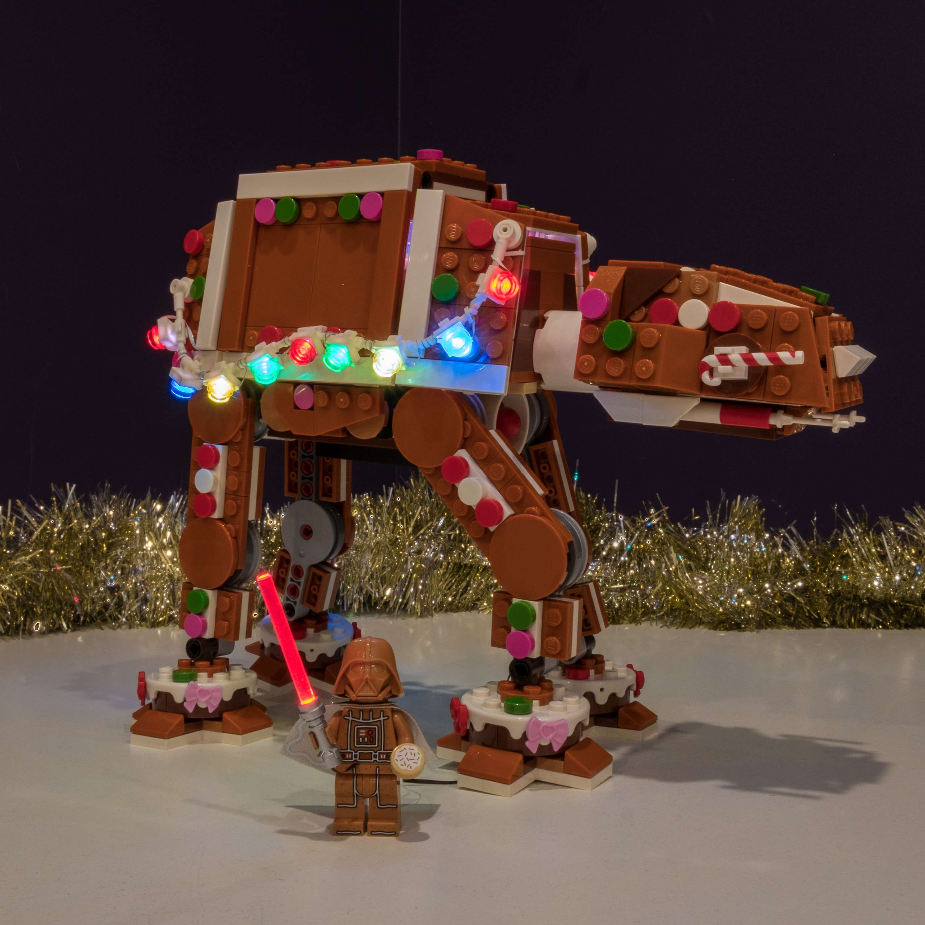 LEGO® Gingerbread AT-AT™ Walker #40806 DIY Light Bundle – Light My
