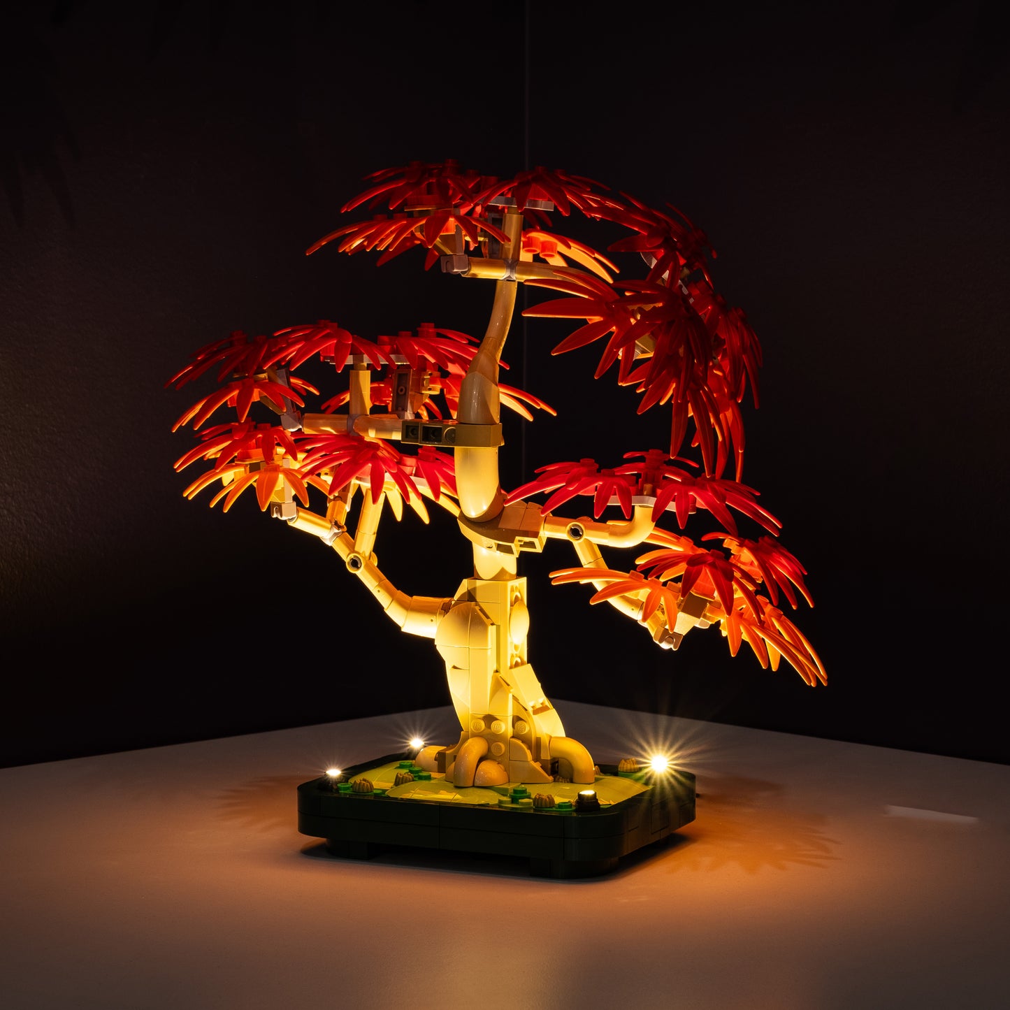 LEGO® Japanese Red Maple Bonsai Tree #10348 DIY Light Bundle