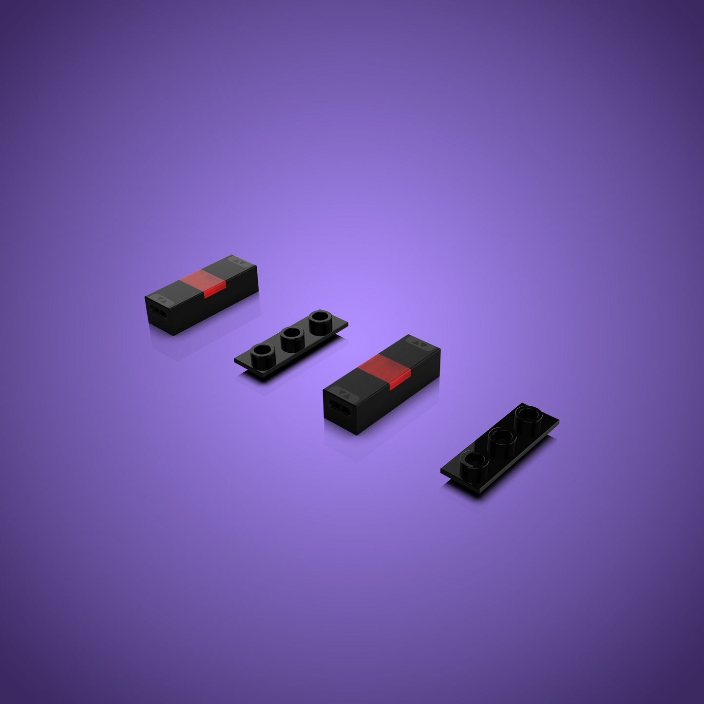 Meteor Light Micro - Red (2 Pack)