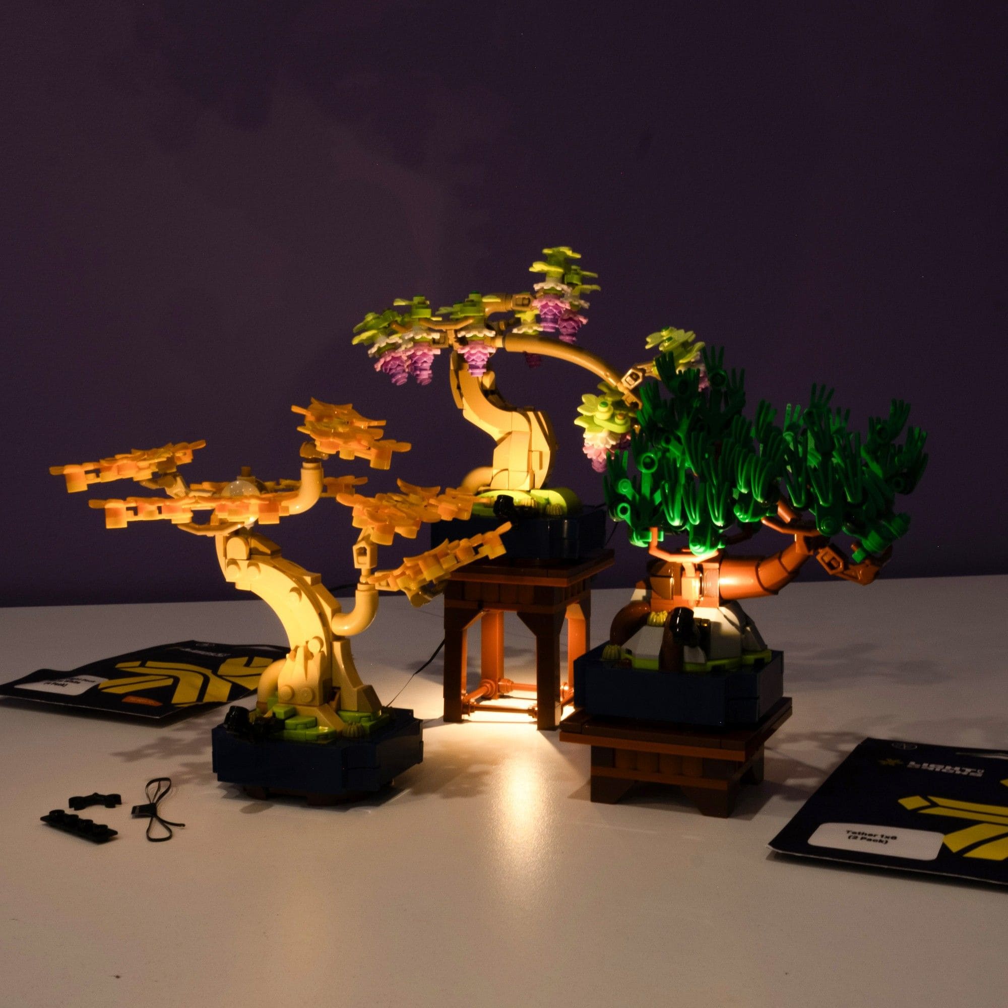 lego shop bonsai tree LEGO® Botanicals Mini Bonsai Trees #10373 DIY Light Bundle
