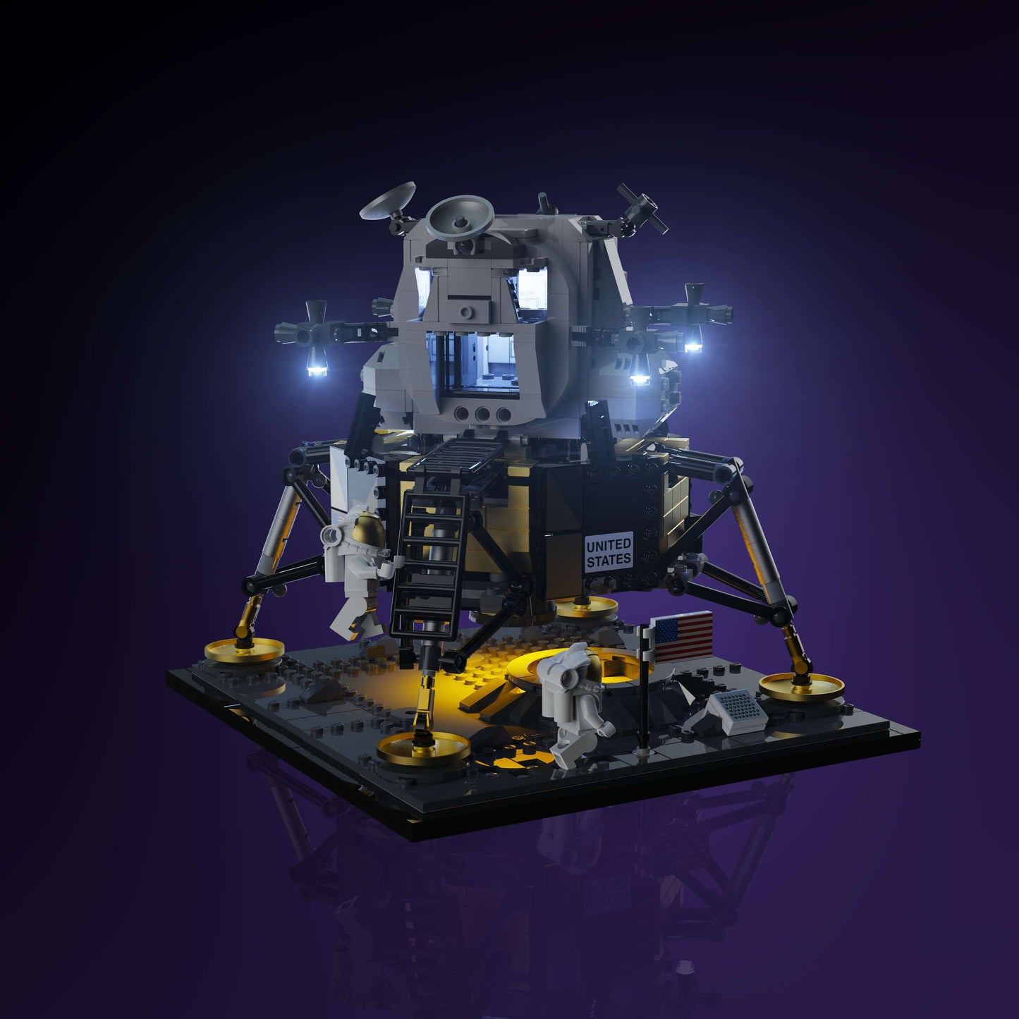 Light Kit for LEGO® NASA Apollo 11 Lunar Lander #10266