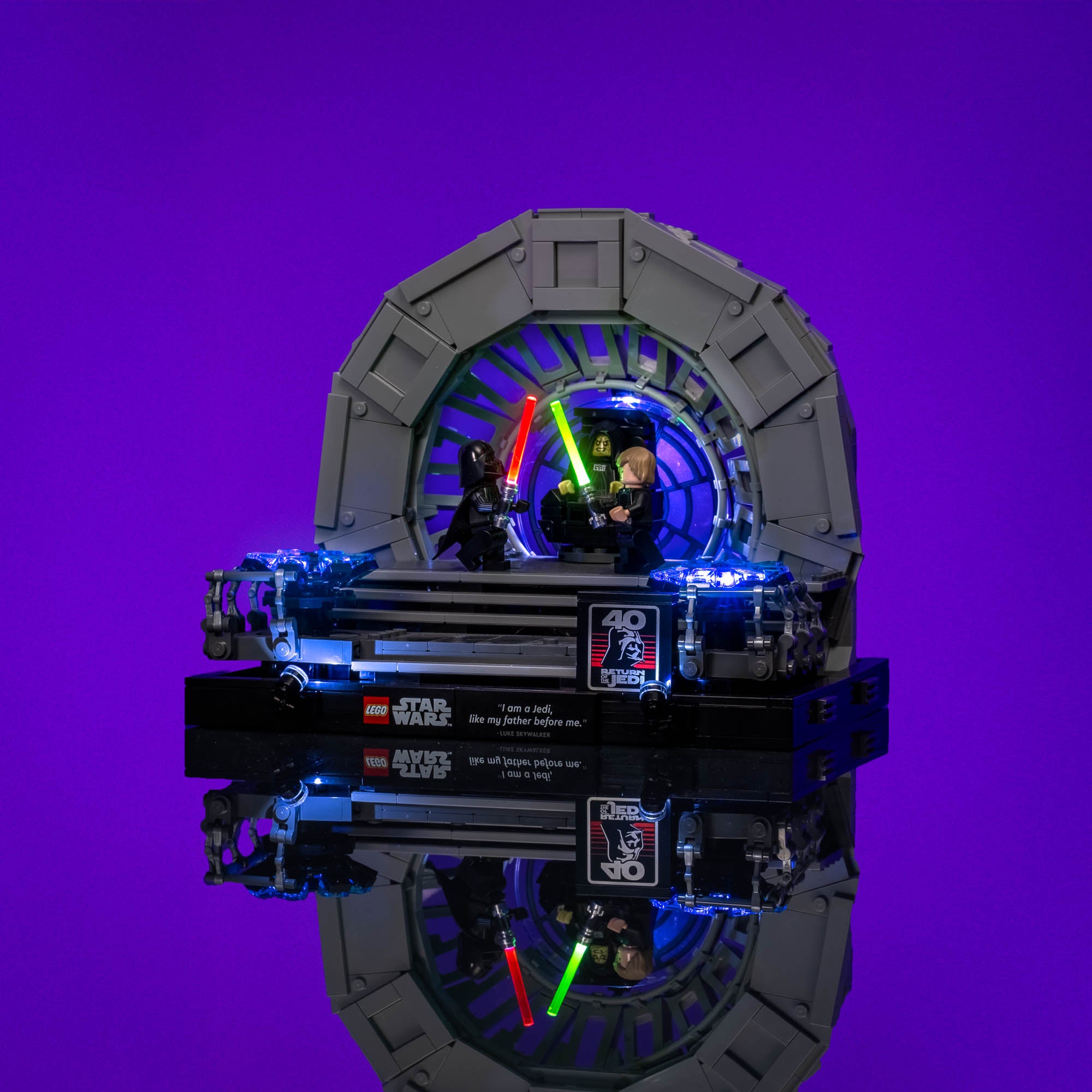 【うどんまにあ様用】MELTED SPACE / Darkening Light LMB 2.0 Light Kit for LEGO Star Wars Emperor's Throne Room Diorama