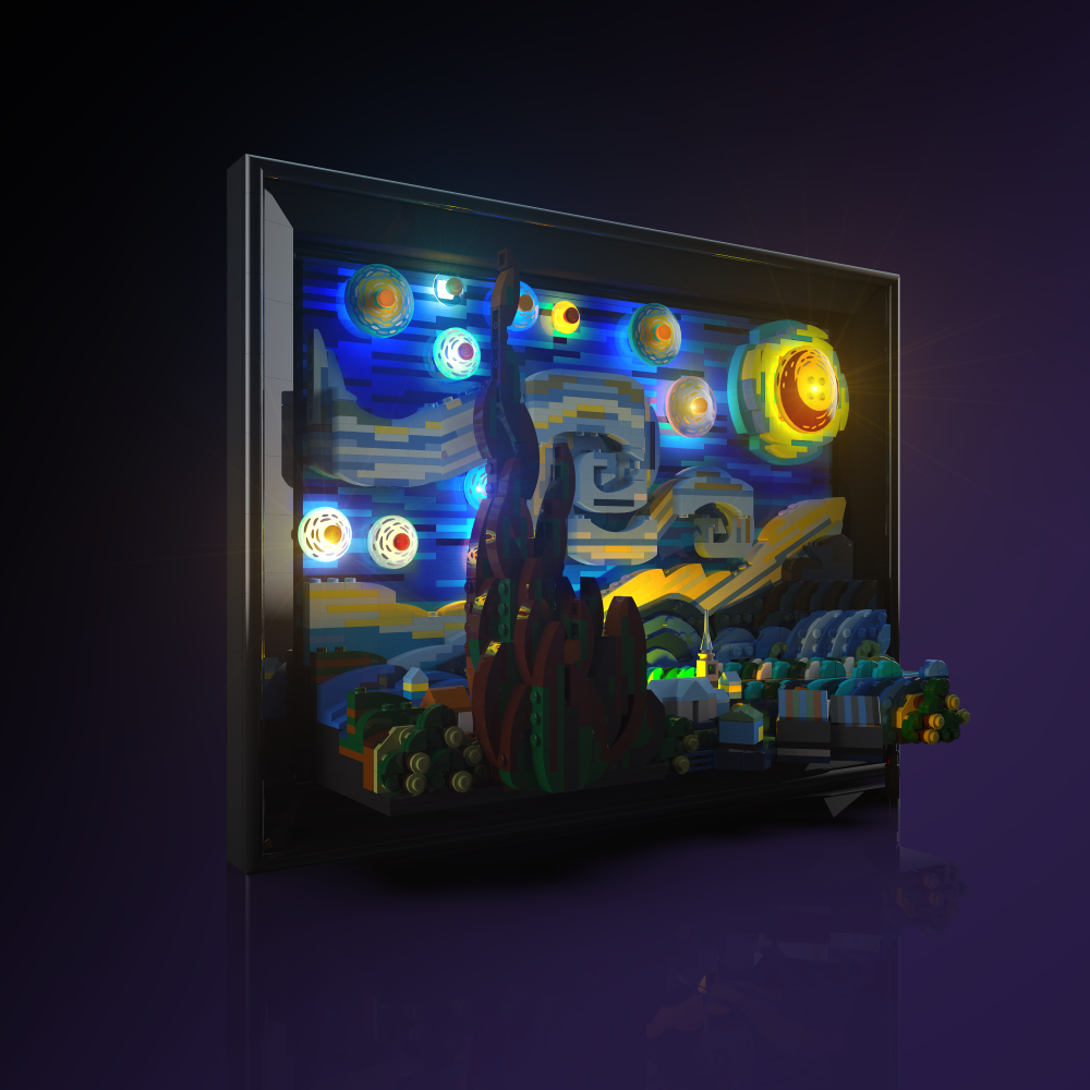 Light Kit for LEGO® Vincent van Gogh - The Starry Night #21333