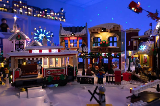 The Safe Way to Add Lights to LEGO® Winter Village and Christmas Sets