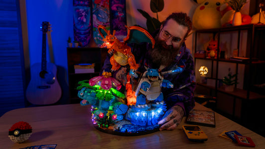 How We Created the Light Kit for LEGO® Pokémon™ Venusaur, Charizard, and Blastoise