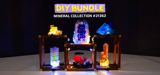 DIY Light Bundle for LEGO® Mineral Collection #21362