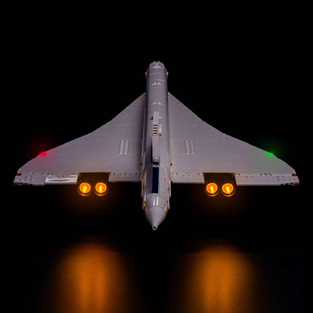 LED Light Kit for Lego 10318 Airbus Concorde Model Creative Lighting Set