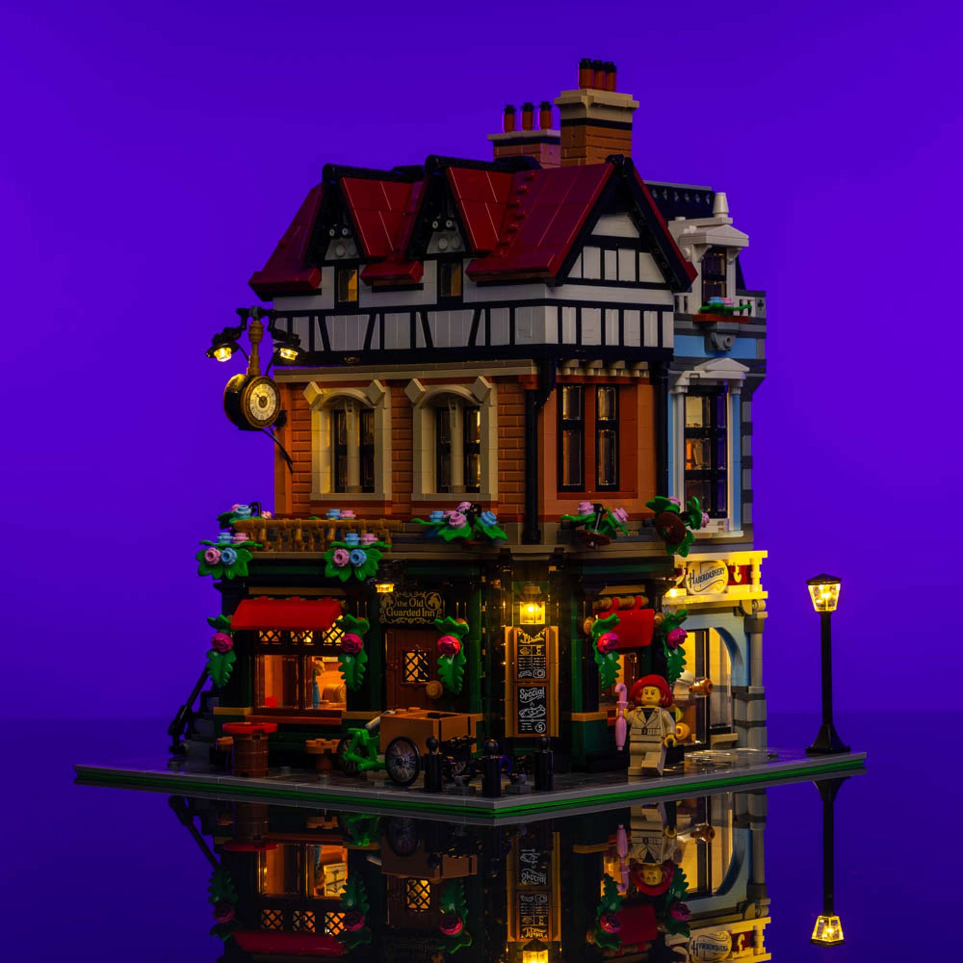 Light Kit for LEGO® Tudor Corner #10350 - Main Image