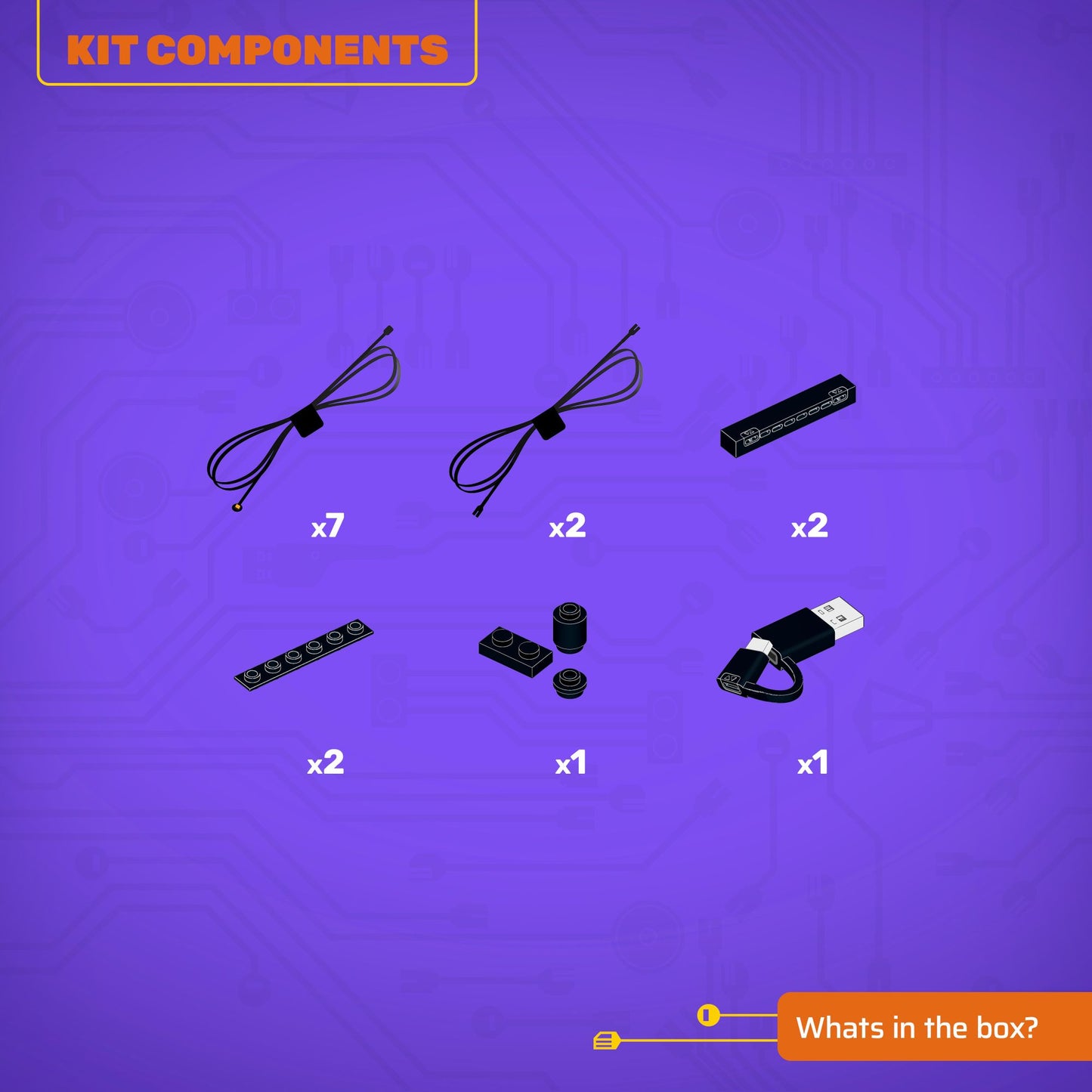 Light Kit for LEGO® Enchanted Flying Ford Anglia #76470