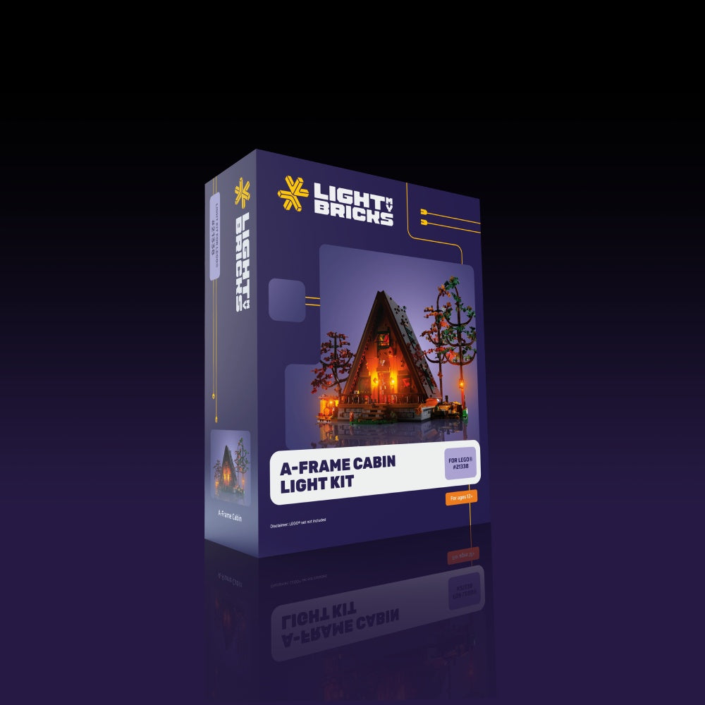LMB 2.0 Light Kit for LEGO A-Frame Cabin #21338 | Light My Bricks