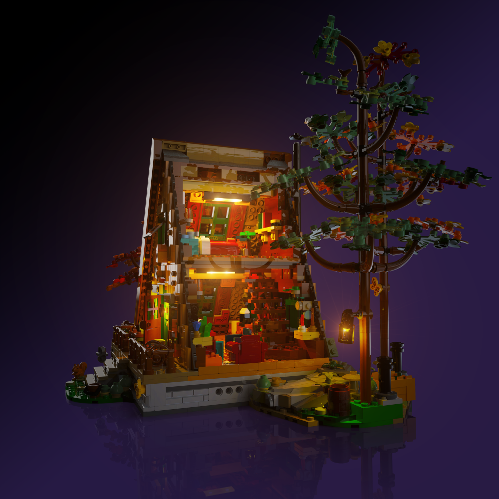 LMB 2.0 Light Kit for LEGO® A-Frame Cabin #21338