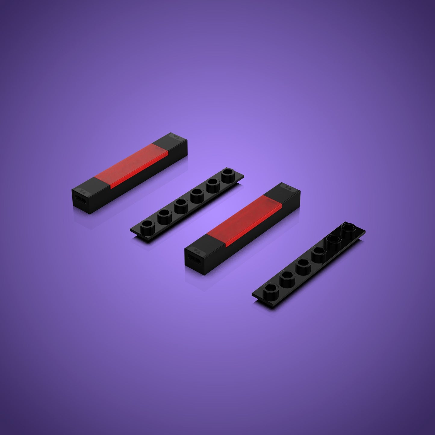 Meteor Light - Red (2 Pack)