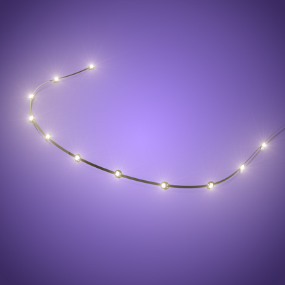 Astro Light String 11 LEDs - Warm White 30cm