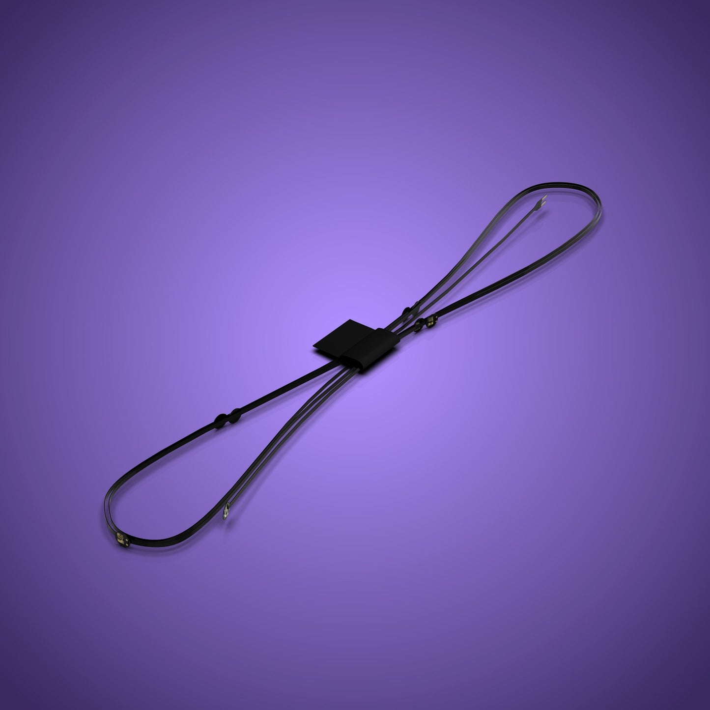 Astro Light String 8 LEDs Fork End - Blue 15cm