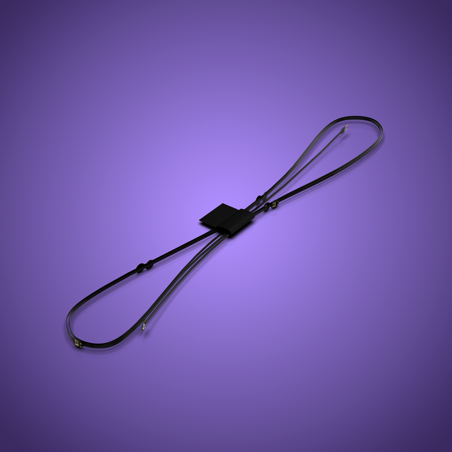 Astro Light String 8 LEDs Fork End - Blue 15cm