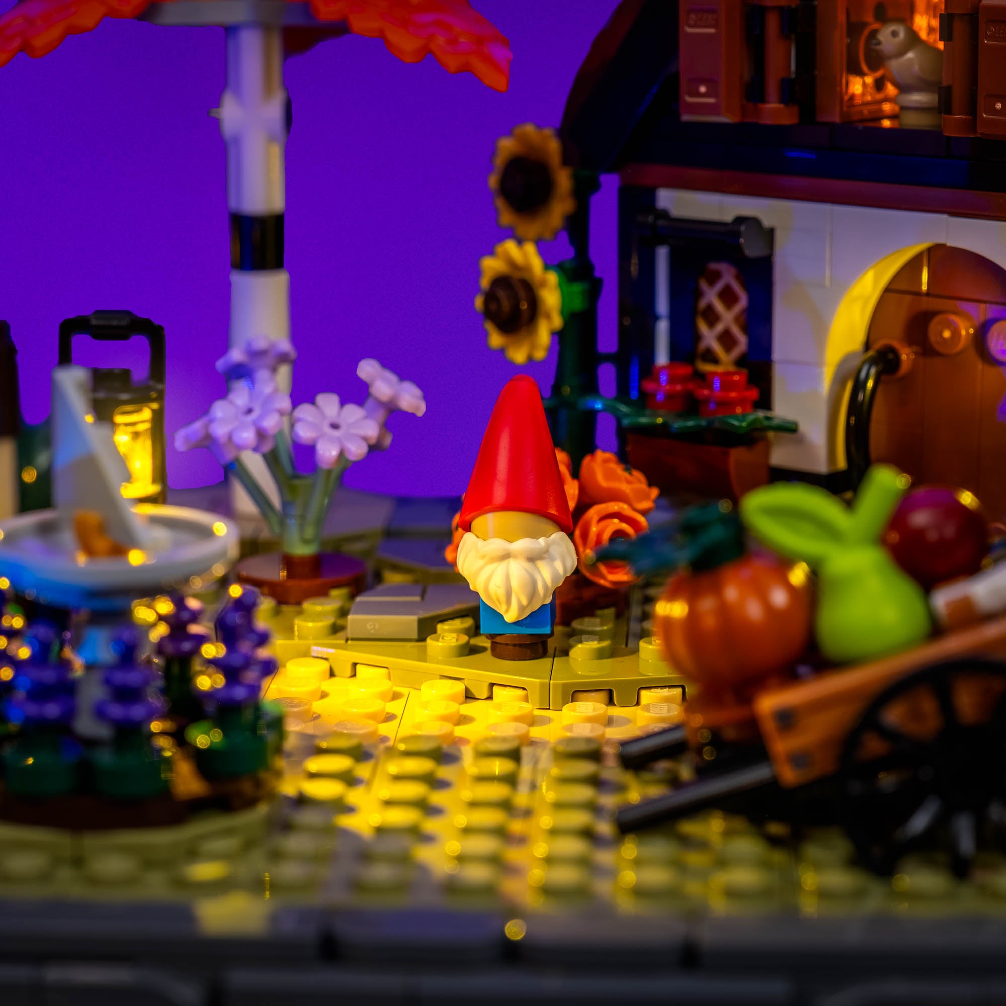 Light Kit for LEGO® Autumn Cottage Garden #11372 | Light My Bricks