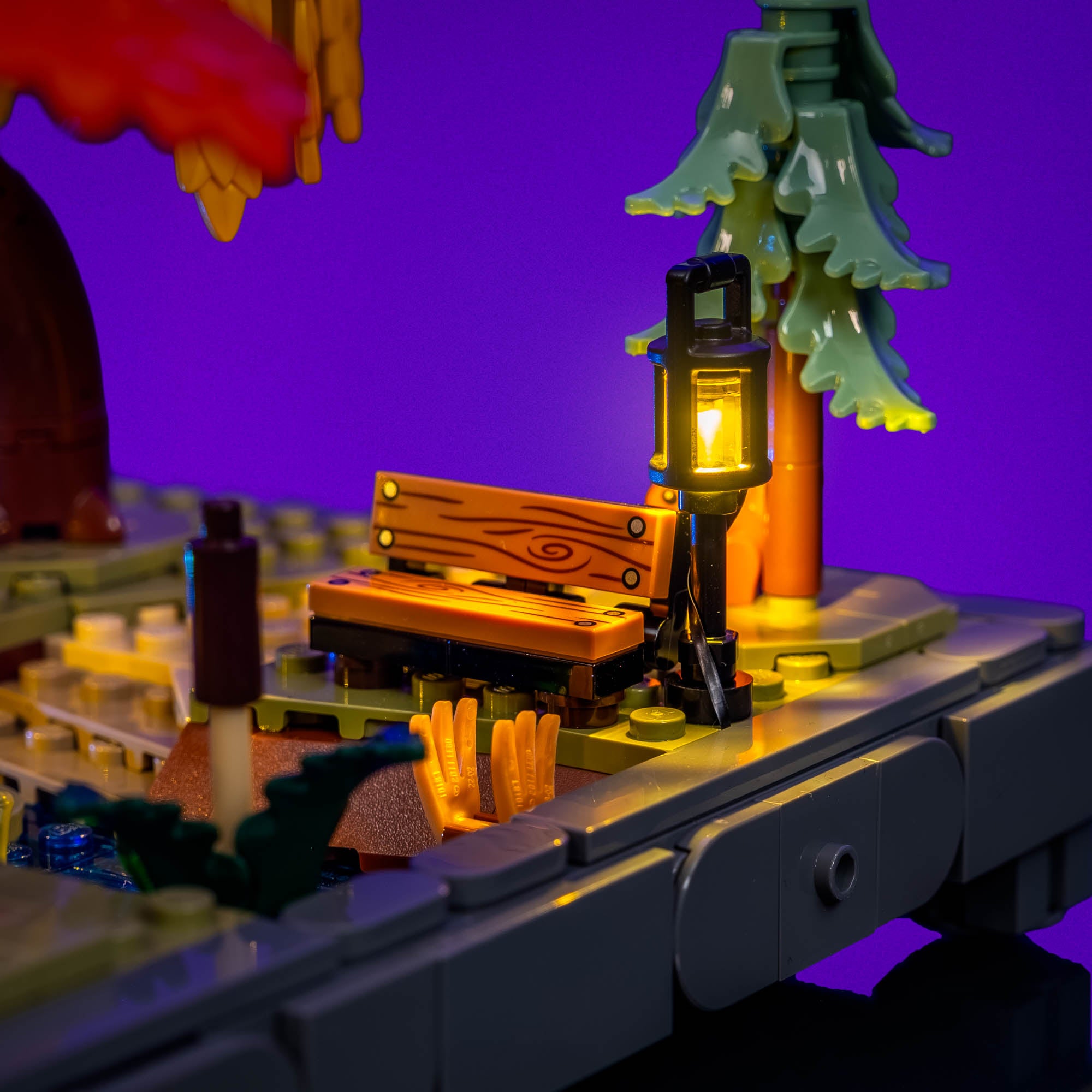 Light Kit for LEGO® Autumn Cottage Garden #11372 | Light My Bricks