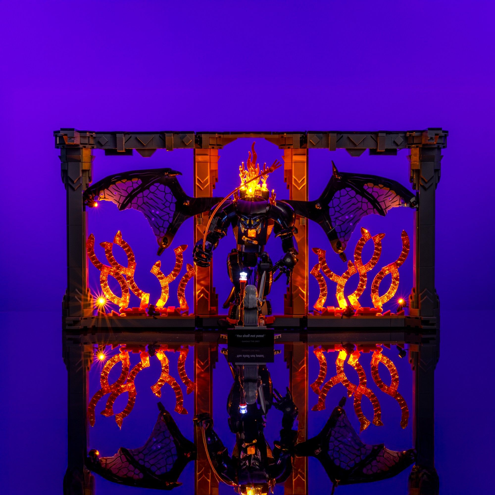 Light Kit for LEGO® The Lord of the Rings Balrog™ Book Nook #10367