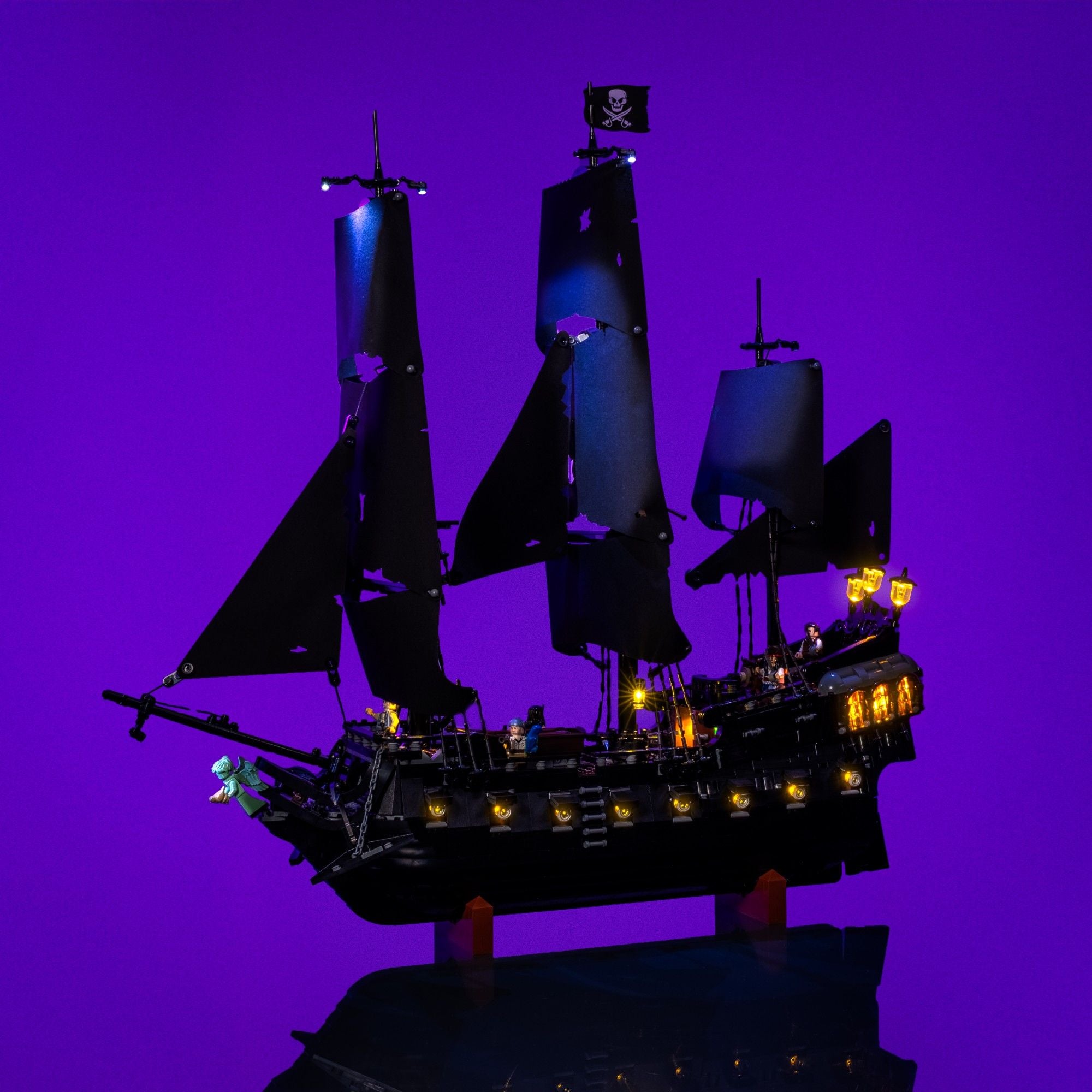値下げSAINT LOUIS ブラック オブジェ Light Kit for LEGO® Captain Jack Sparrow's Pirate Ship #10365
