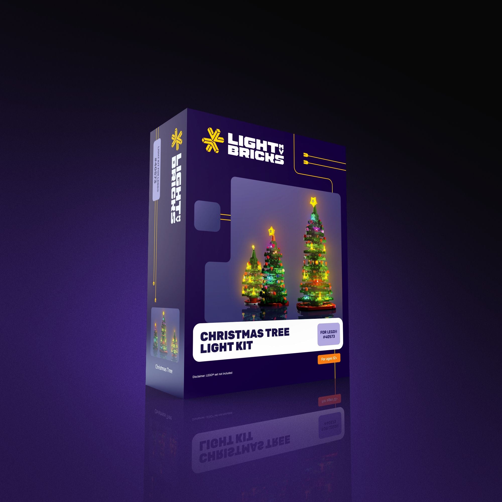 LMB 2.0 Light Kit for LEGO Christmas Tree #40573 | Light My Bricks
