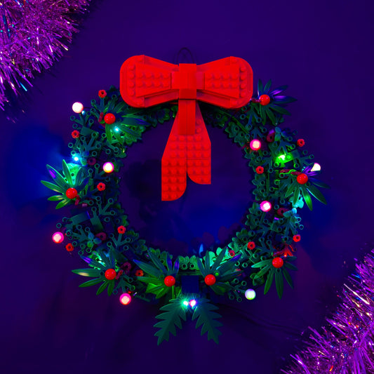 LEGO® Christmas Wreath 2-in-1 #40426 DIY Light Bundle