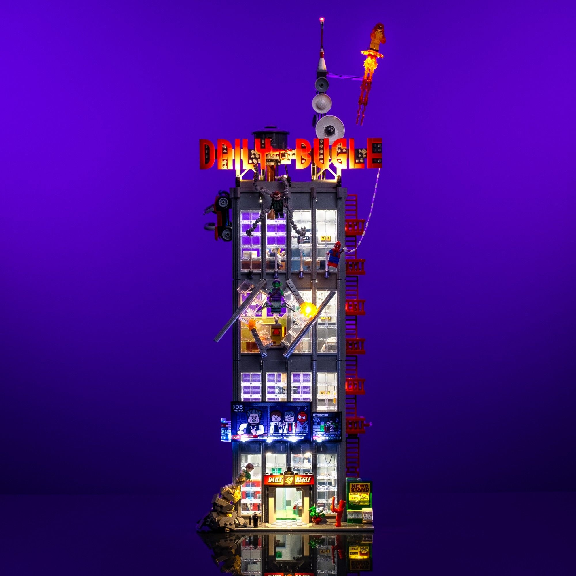 LMB 2.0 Light Kit for LEGO® Daily Bugle #76178 | Light My Bricks