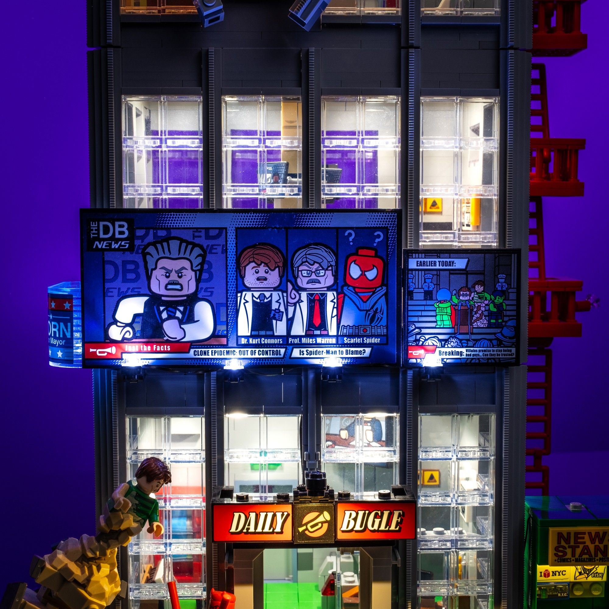 LMB 2.0 Light Kit for LEGO® Daily Bugle #76178 | Light My Bricks