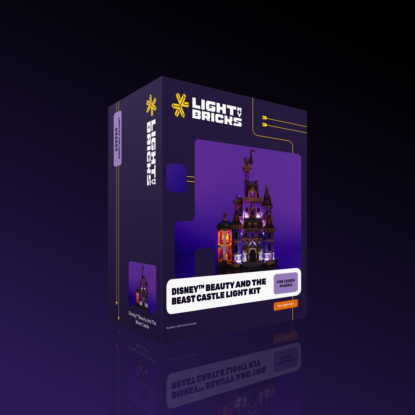 Light Kit for LEGO® Disney Beauty and the Beast Castle #43263