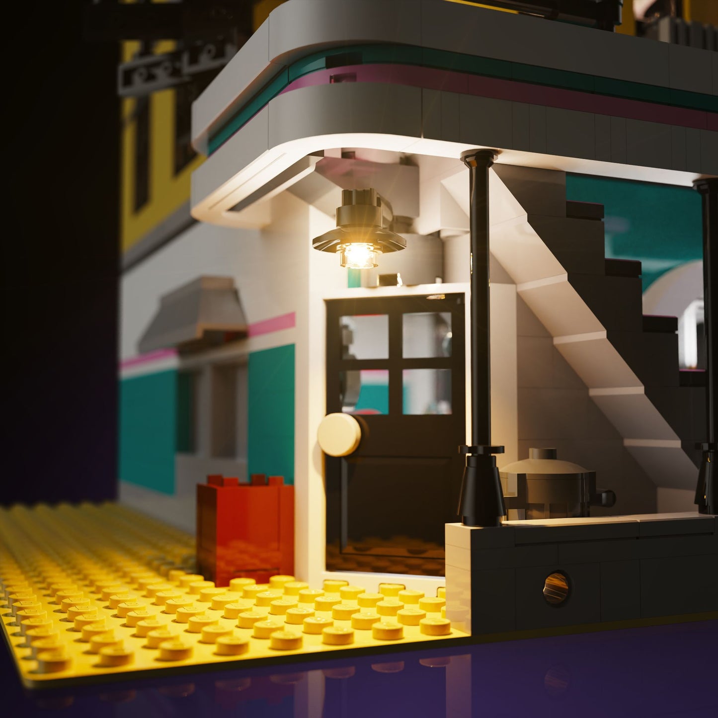 Light Kit for LEGO® Downtown Diner #10260