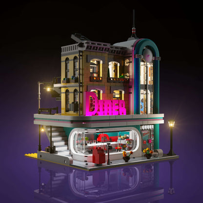 Light Kit for LEGO® Downtown Diner #10260
