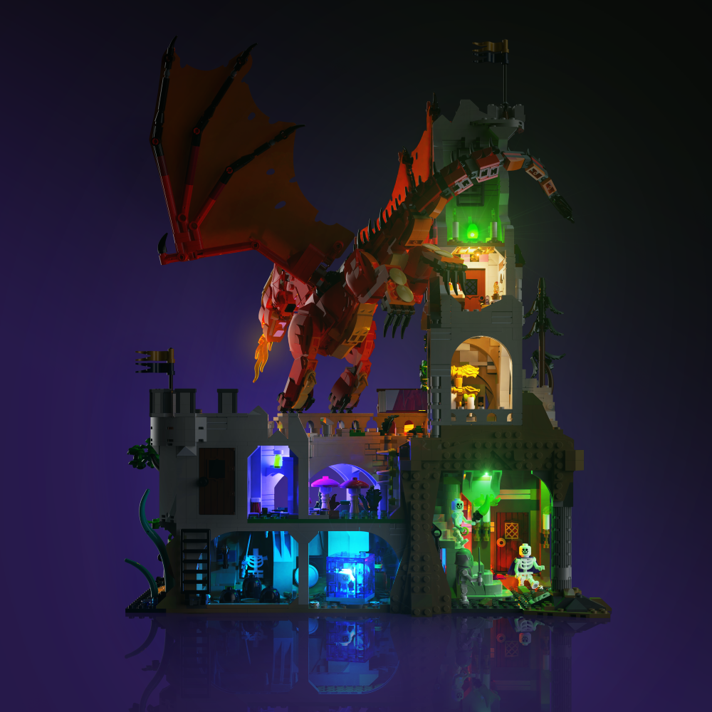 LMB 2.0 Light Kit for LEGO® Dungeons & Dragons: Red Dragon's Tale #21348