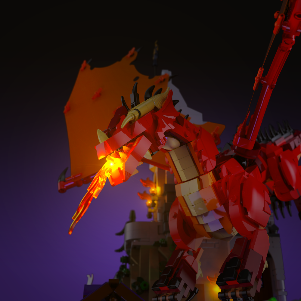LMB 2.0 Light Kit for LEGO® Dungeons & Dragons: Red Dragon's Tale #21348