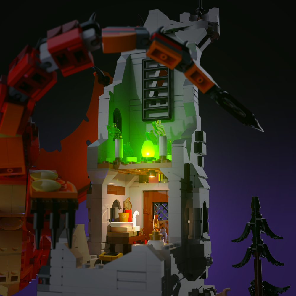 LMB 2.0 Light Kit for LEGO® Dungeons & Dragons: Red Dragon's Tale #21348