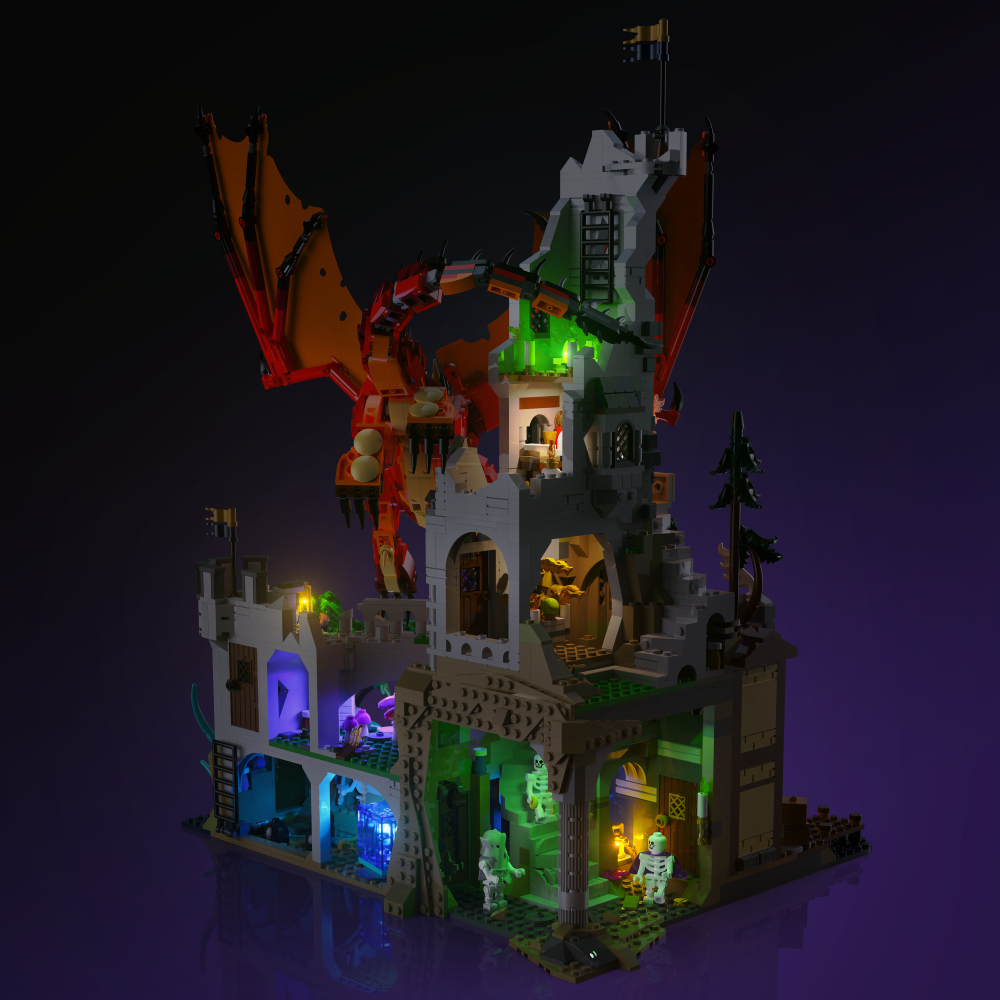 LMB 2.0 Light Kit for LEGO® Dungeons & Dragons: Red Dragon's Tale #21348