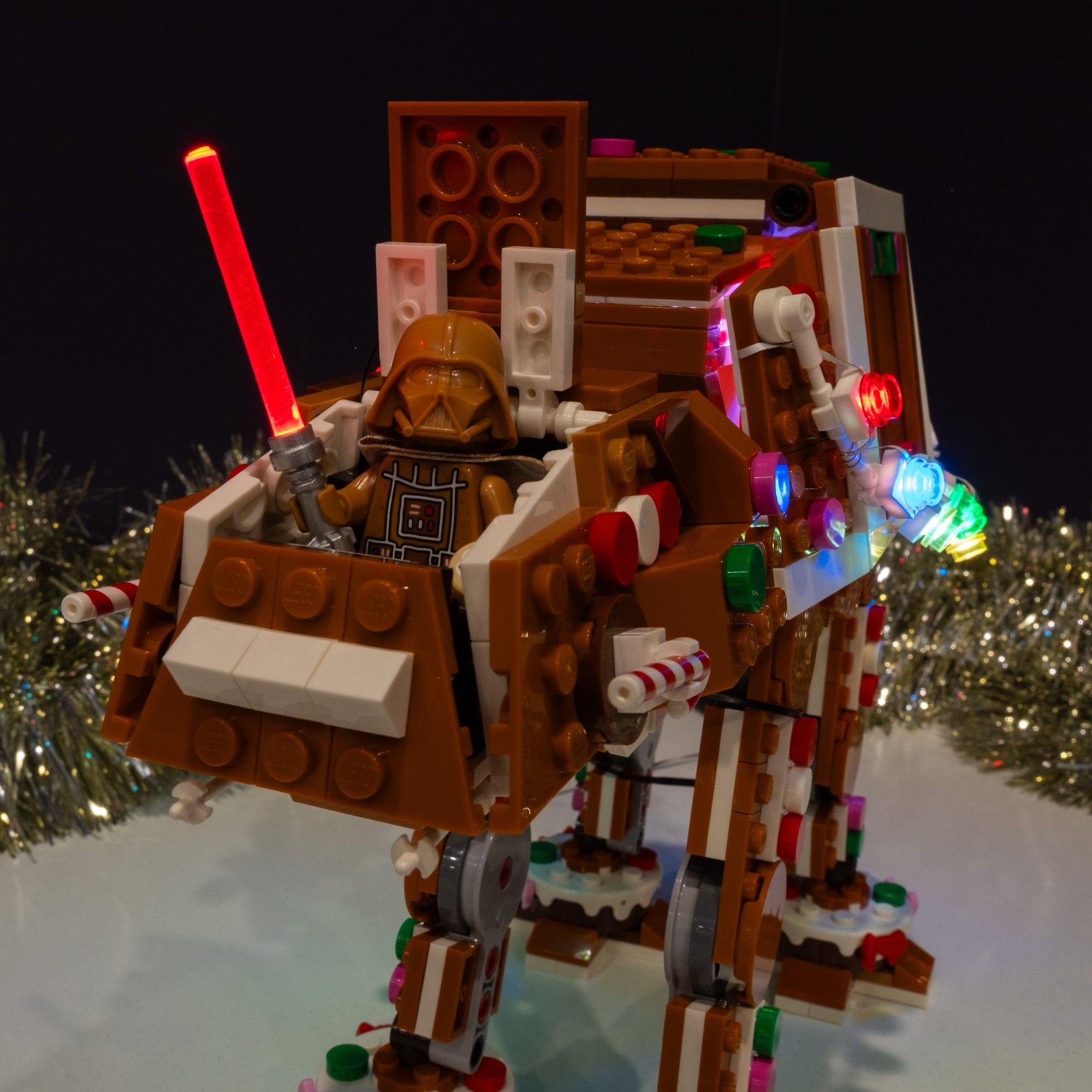 LEGO® Gingerbread AT-AT™ Walker #40806 DIY Light Bundle – Light My