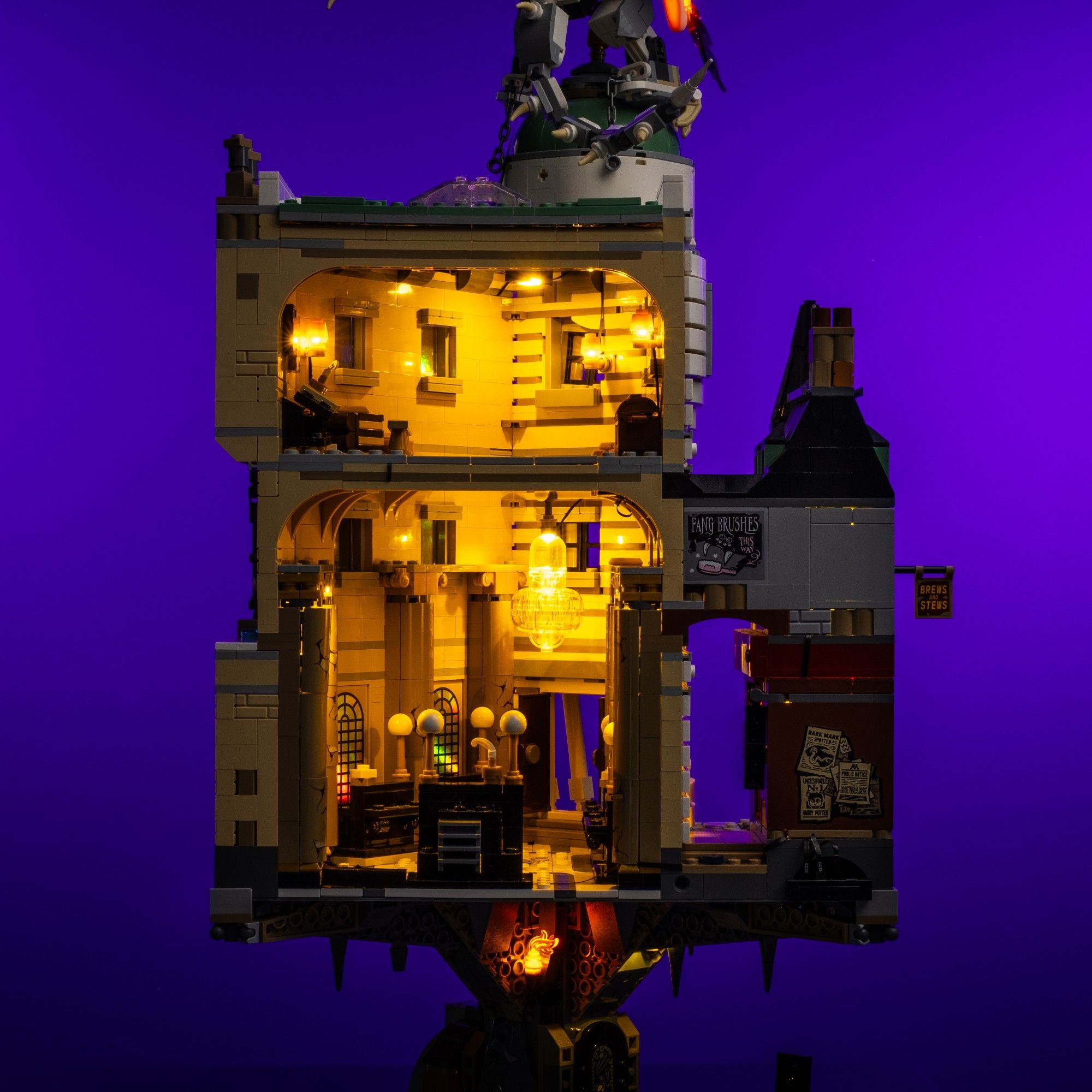 Light Kit for LEGO® Gringotts™ Wizarding Bank – Collectors