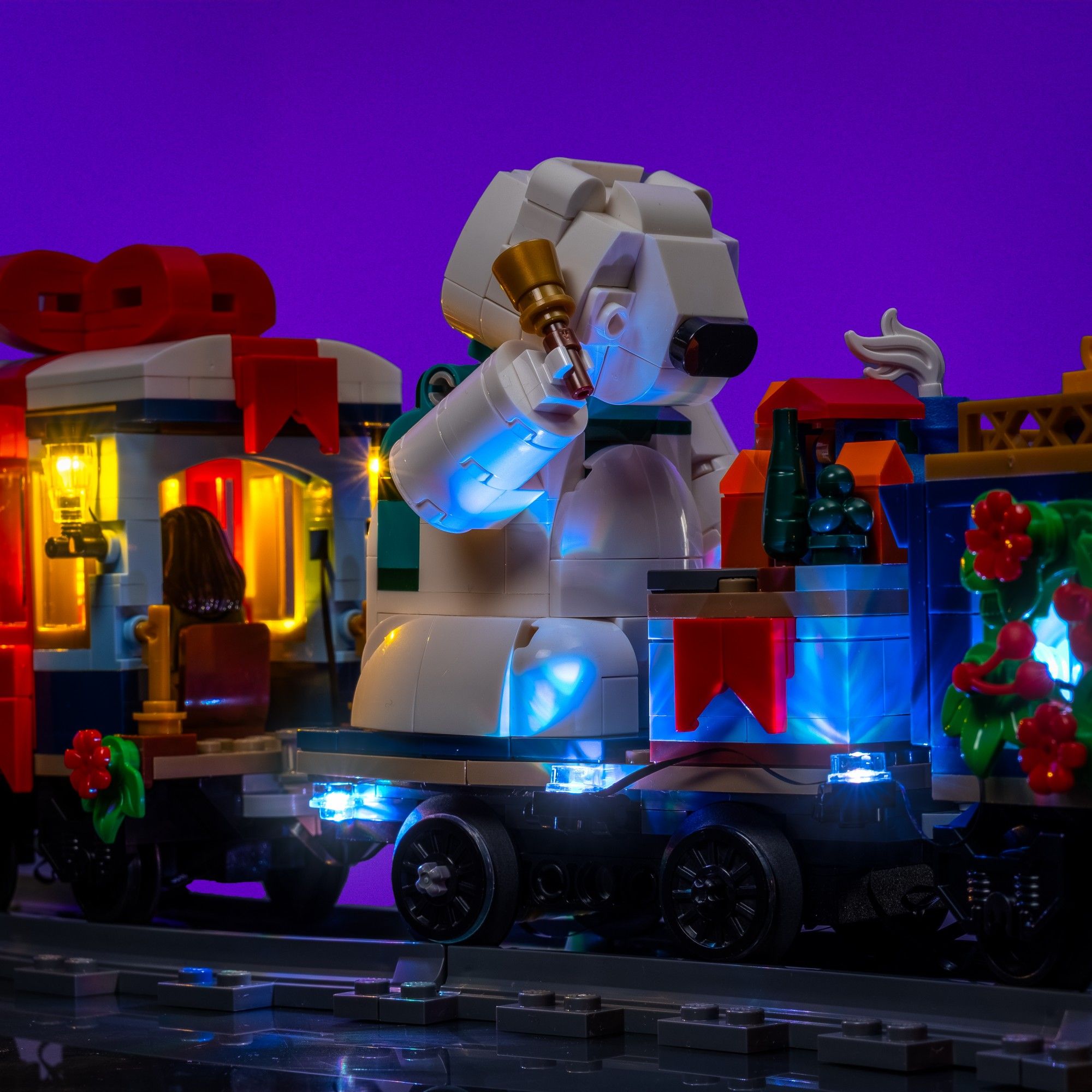 Light Kit for LEGO® Holiday Express Train #10361 | Light My Bricks