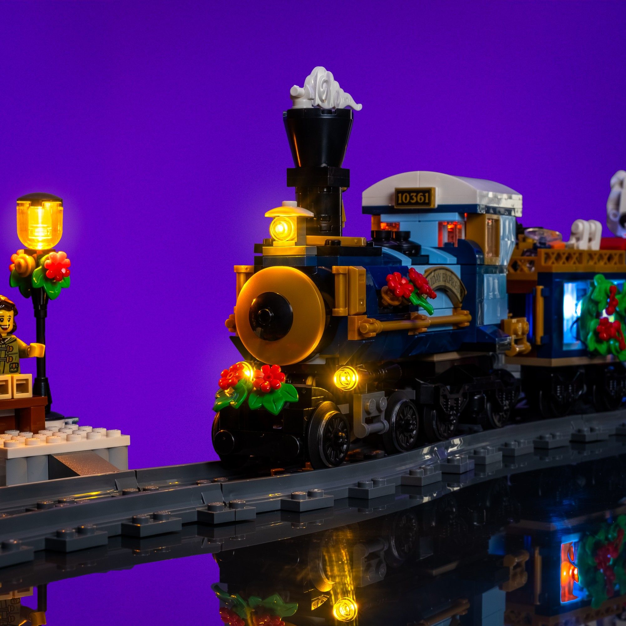 Light Kit for LEGO® Holiday Express Train #10361 | Light My Bricks