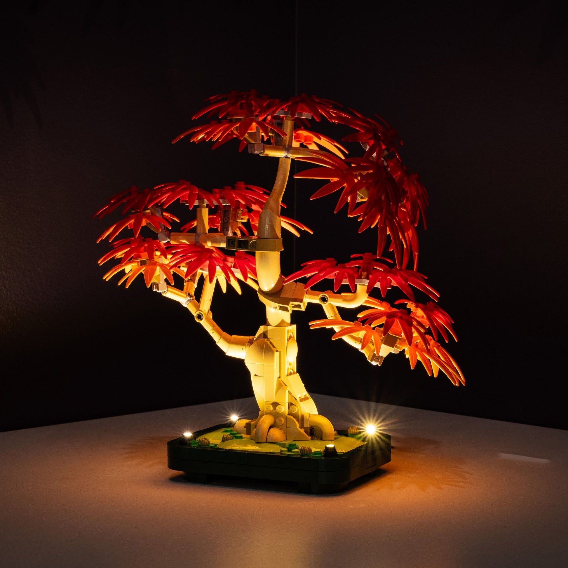 bonsai lighted tree LEGO® Japanese Red Maple Bonsai Tree #10348 DIY Light Bundle – Light My Bricks USA