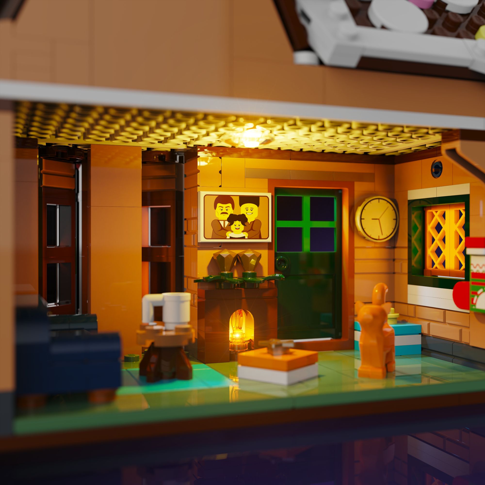 Light My Bricks™ Creations Gingerbread House #10003 | Custom