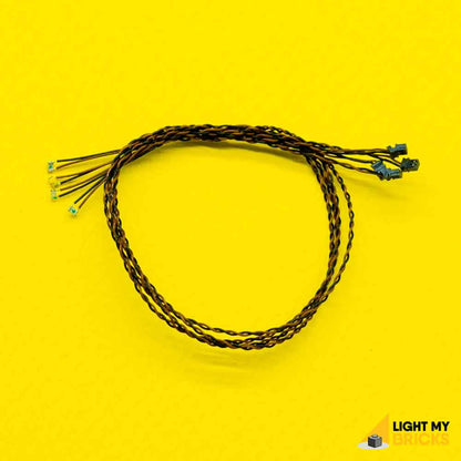 Micro Bit Lights (Flashing White) 30cm - (4 pack)