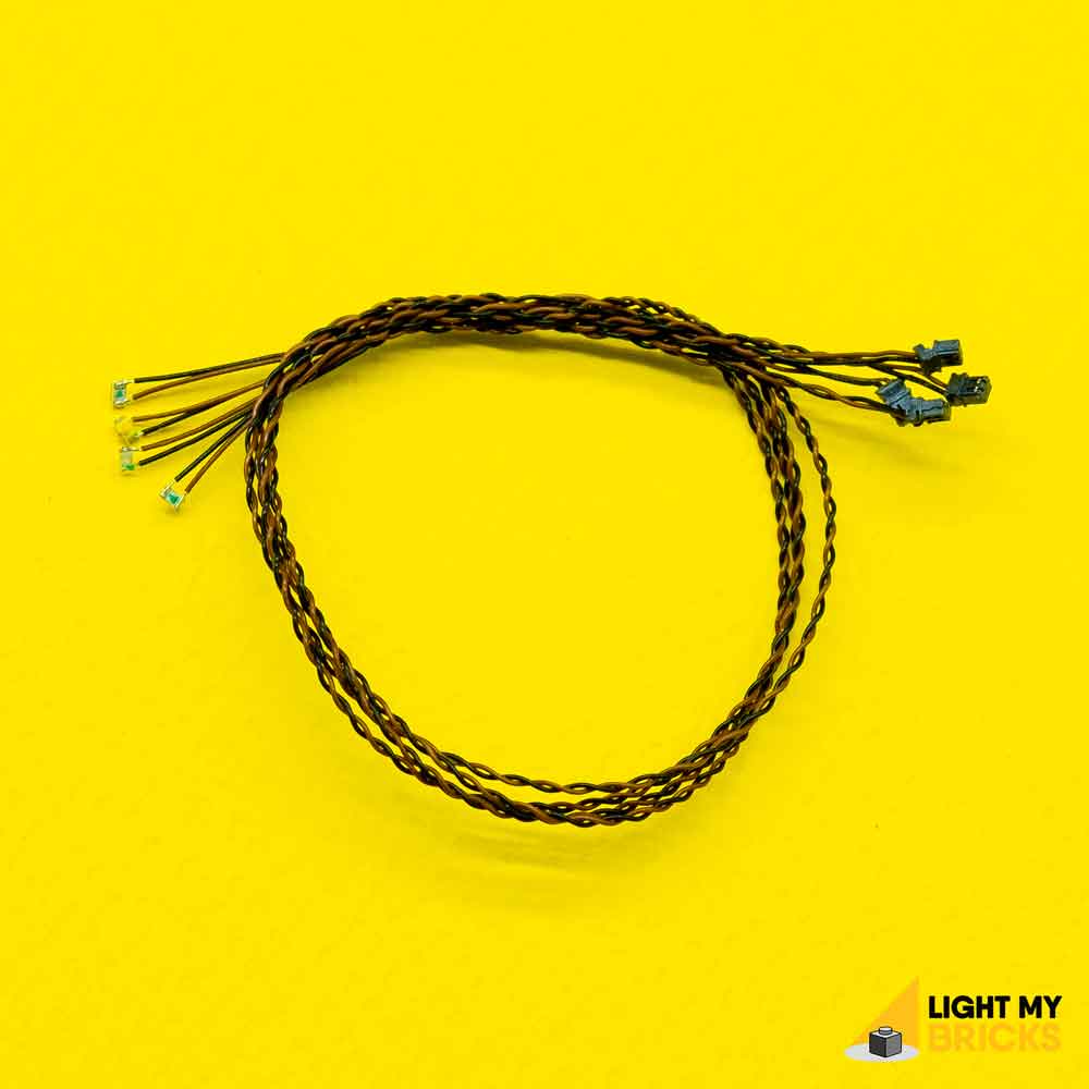 Micro Bit Lights (Flashing White) 30cm - (4 pack)