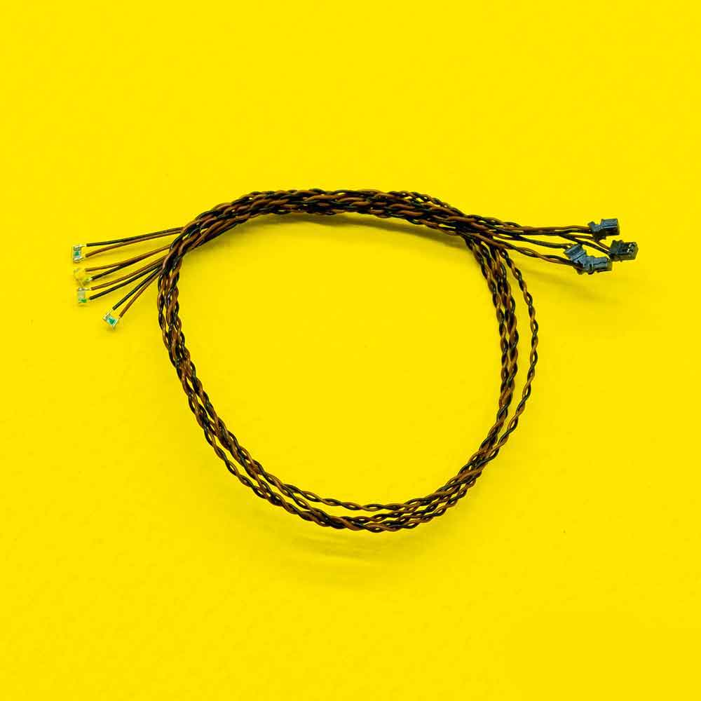 Micro Bit Lights (Flashing White) 30cm - (4 pack)