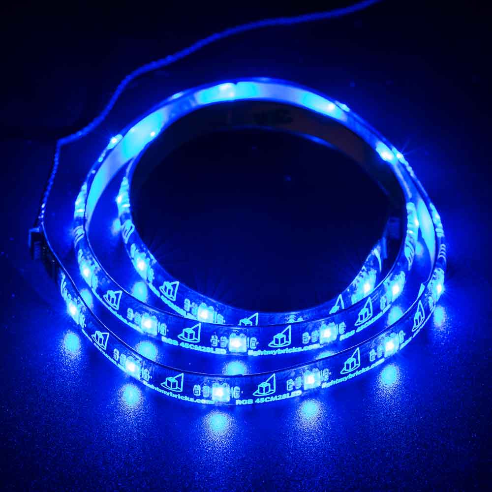 RGB Strip Light 28 LED 45CM LEGO lighting Light My Bricks Light My Bricks USA