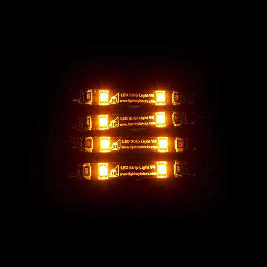 LED Strip Lights - Orange (4 pack)