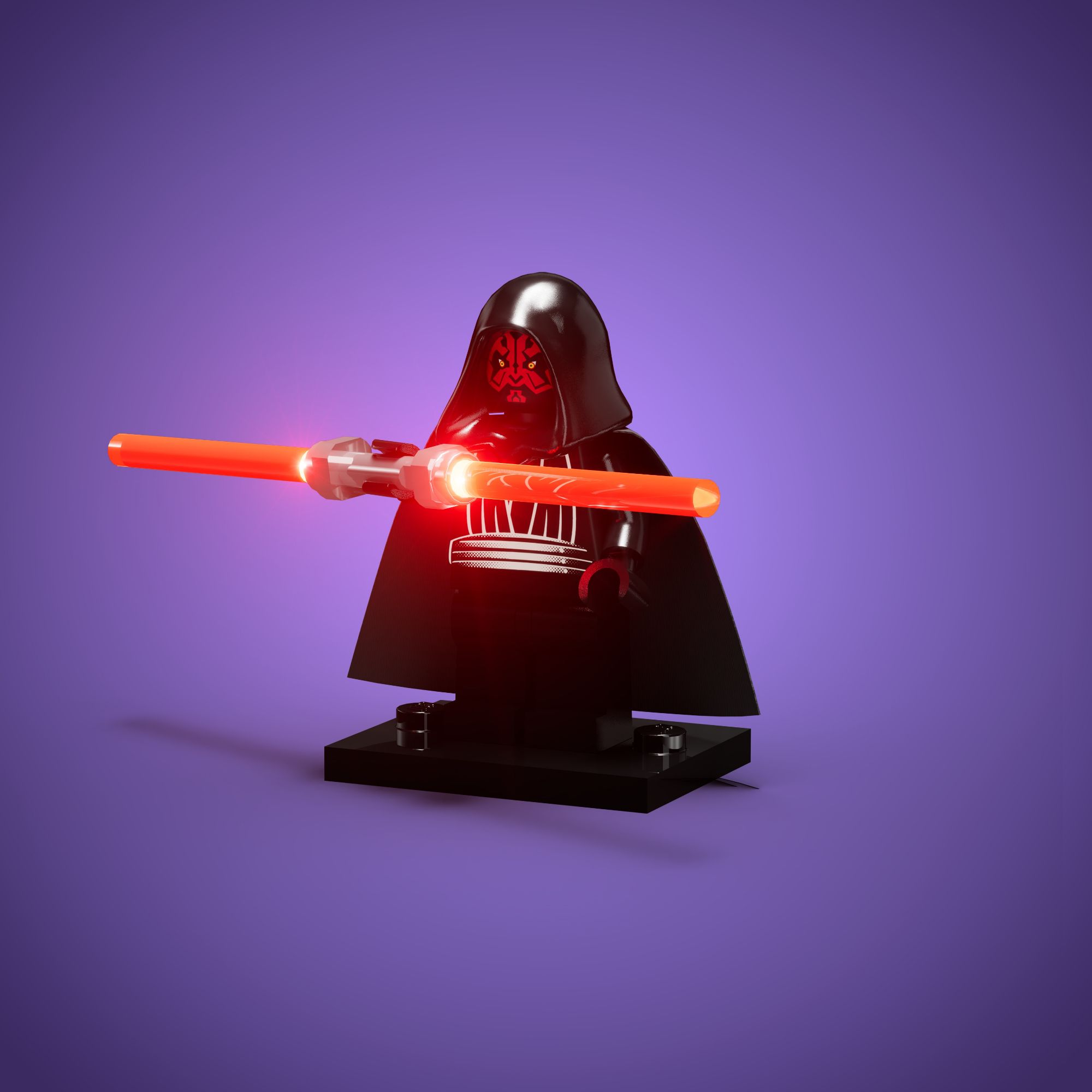 Astro Lightsaber - Darth Maul 30cm | Light My Bricks – Light My